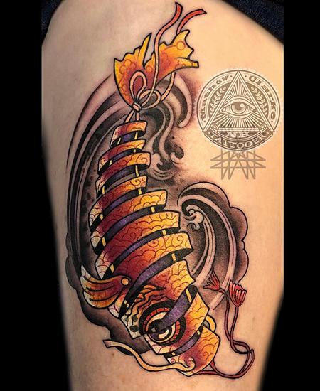 tattoos/ - Japanese Koi Kite Tattoo - 145730